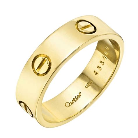 men's gold wedding bands cartier